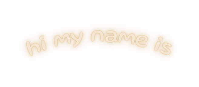 hi my name is